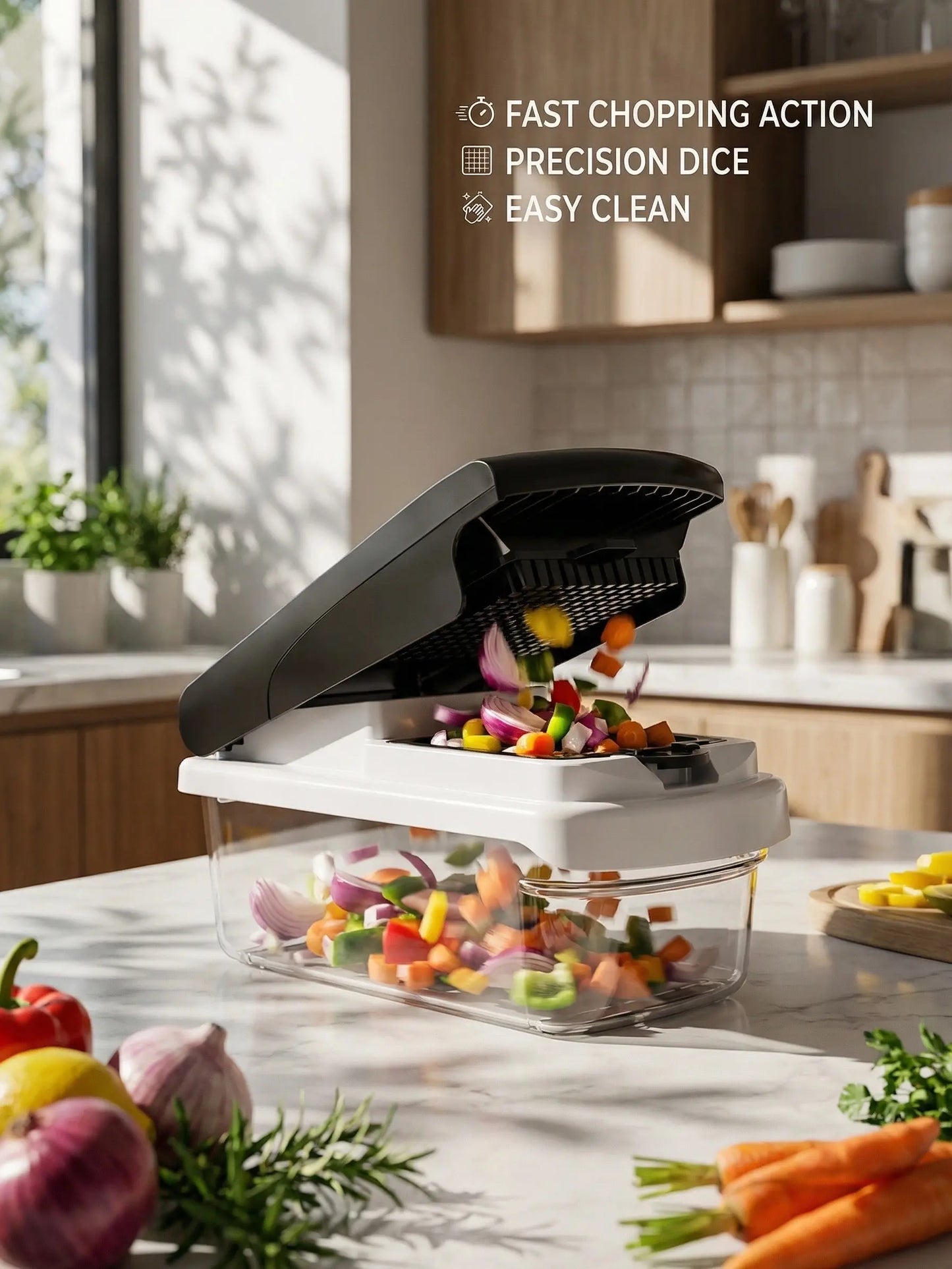 Multifunctional Vegetable Fruit Chopper
