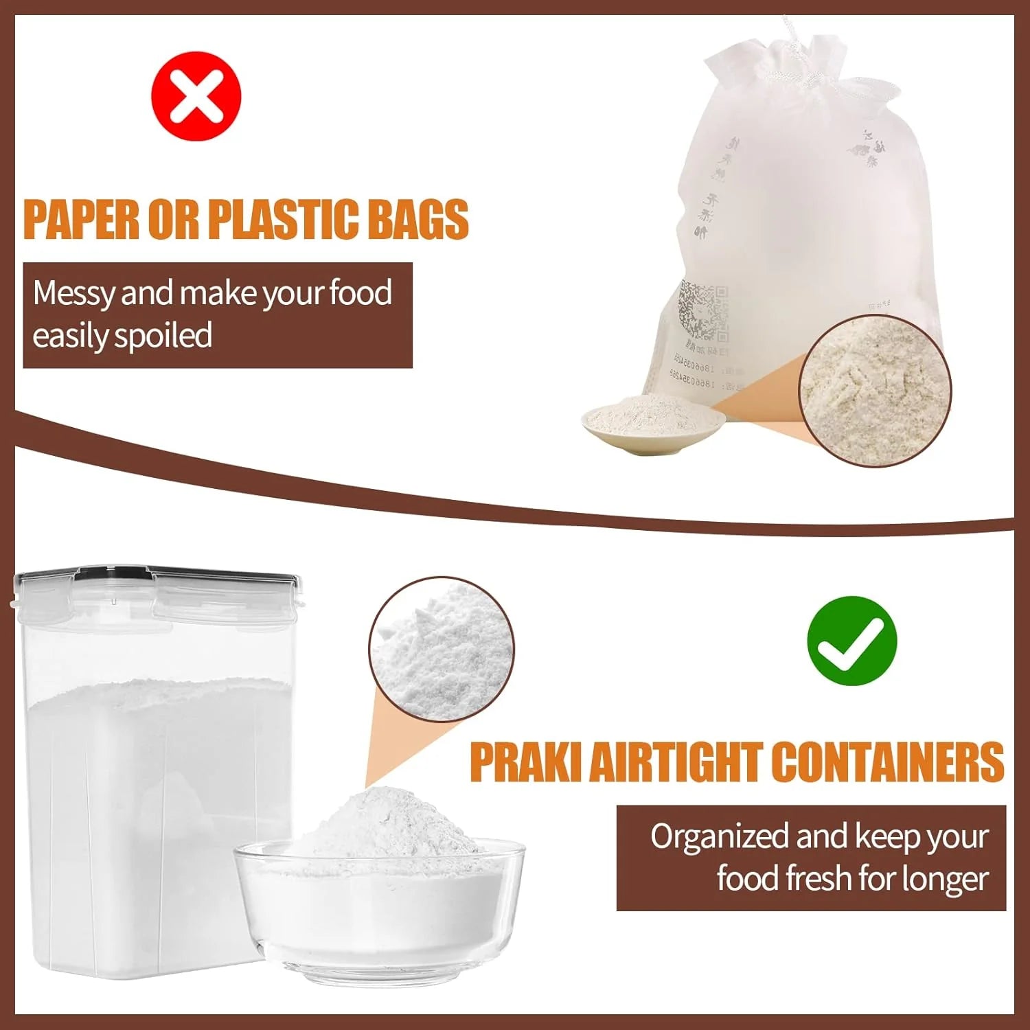 Food Storage Containers Set with Lids