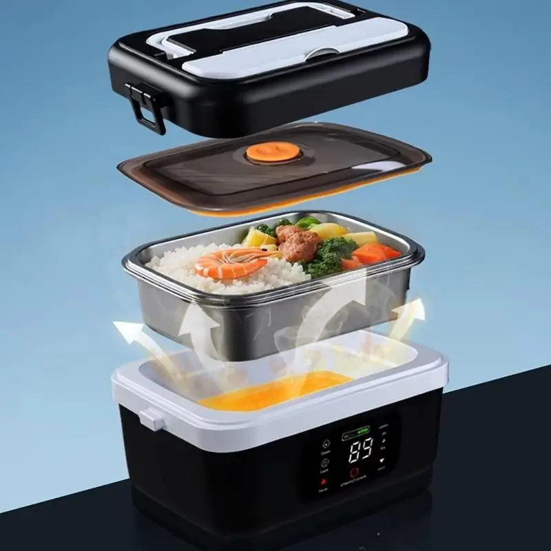 'HotBox' Lunch Box with Rechargeable Wireless Electric Heating